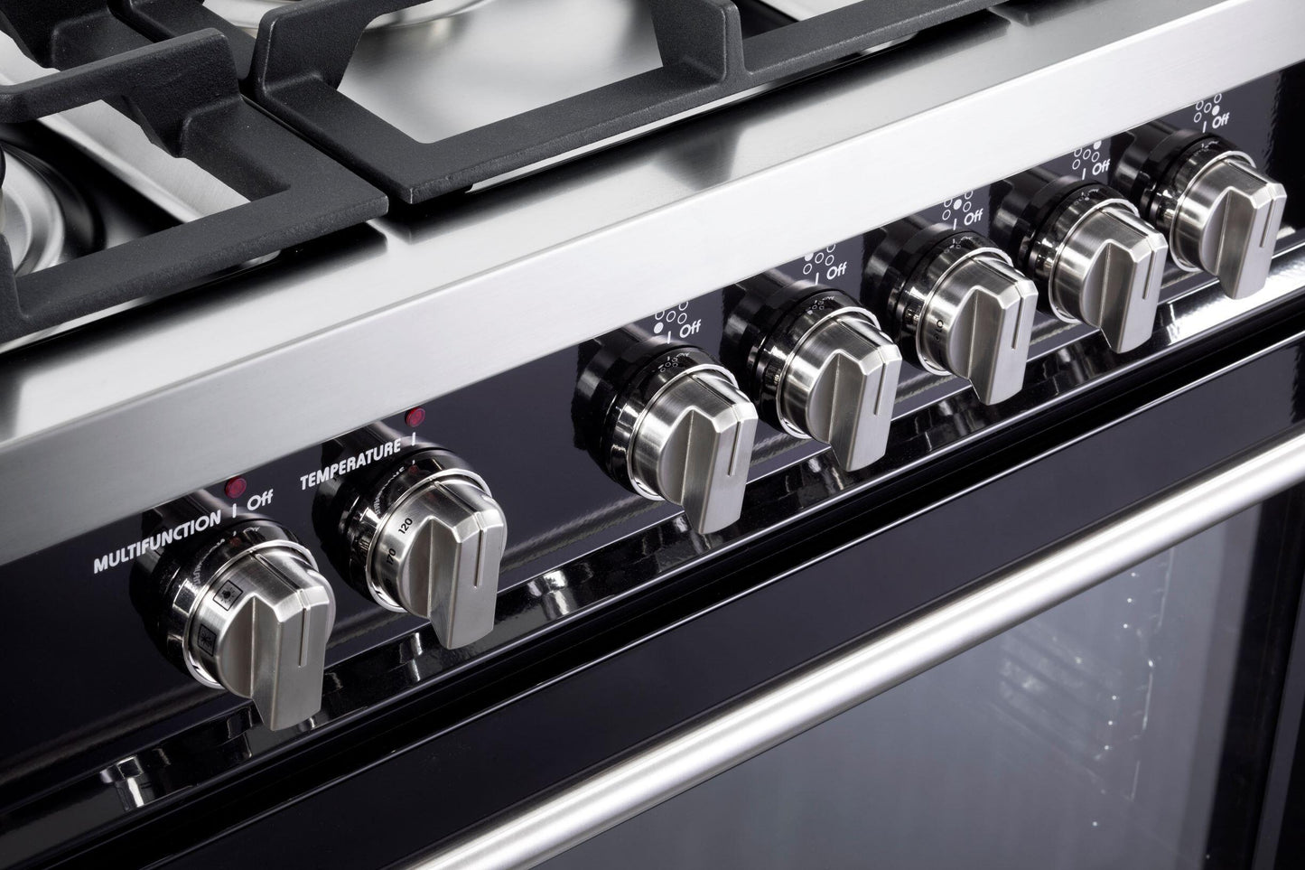 Verona VDFSGE365GB Gloss Black 36" Dual Fuel - Designer Series