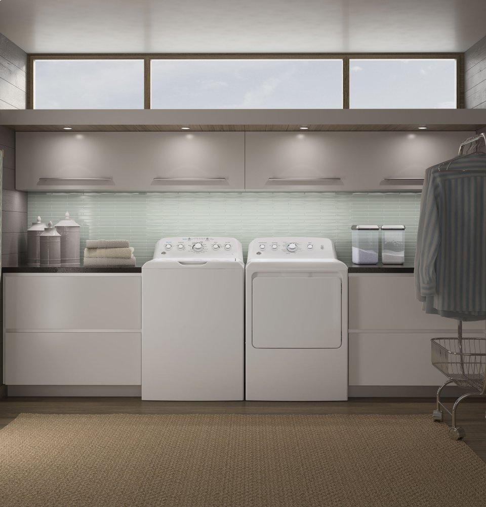 Ge Appliances GTD42GASJWW Ge® 7.2 Cu. Ft. Capacity Aluminized Alloy Drum Gas Dryer