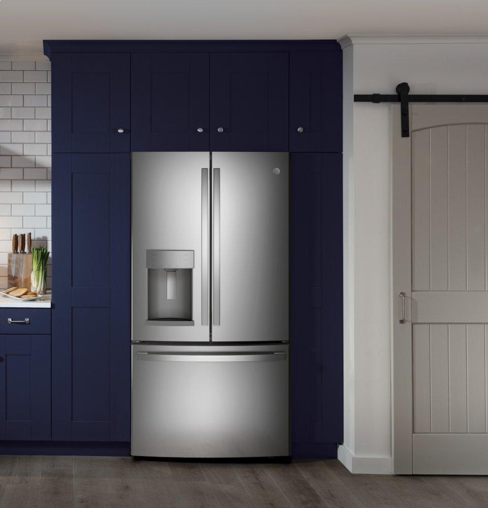 Ge Appliances GFD28GYNFS Ge® 27.7 Cu. Ft. Fingerprint Resistant French-Door Refrigerator With Door In Door