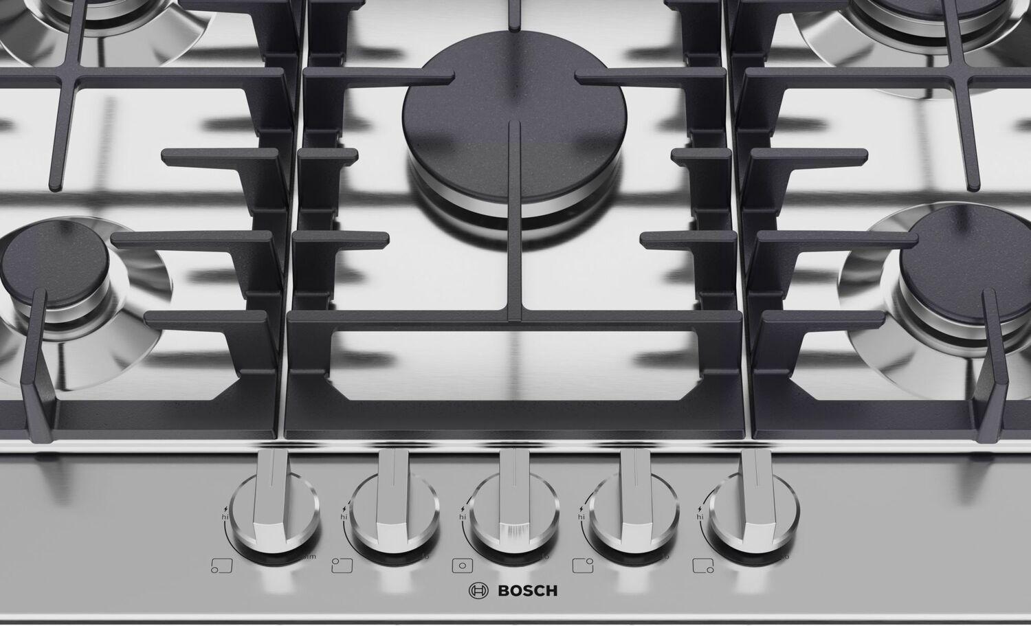 Bosch NGM3050UC 300 Series Gas Cooktop Stainless Steel