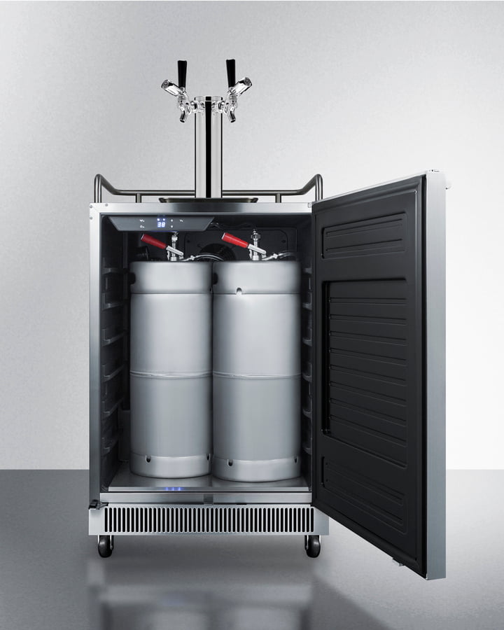 Summit SBC677BITWINTL 24" Wide Built-In Kegerator With Taplock