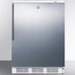 Summit VT65ML7BISSHV Commercial Built-In Medical All-Freezer Capable Of -25 C Operation, With Front Lock, Wrapped Stainless Steel Door And Thin Handle