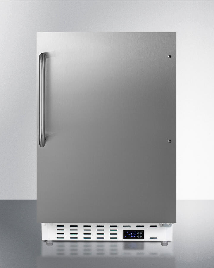 Summit ALFZ36SSTB 20" Wide Built-In All-Freezer, Ada Compliant