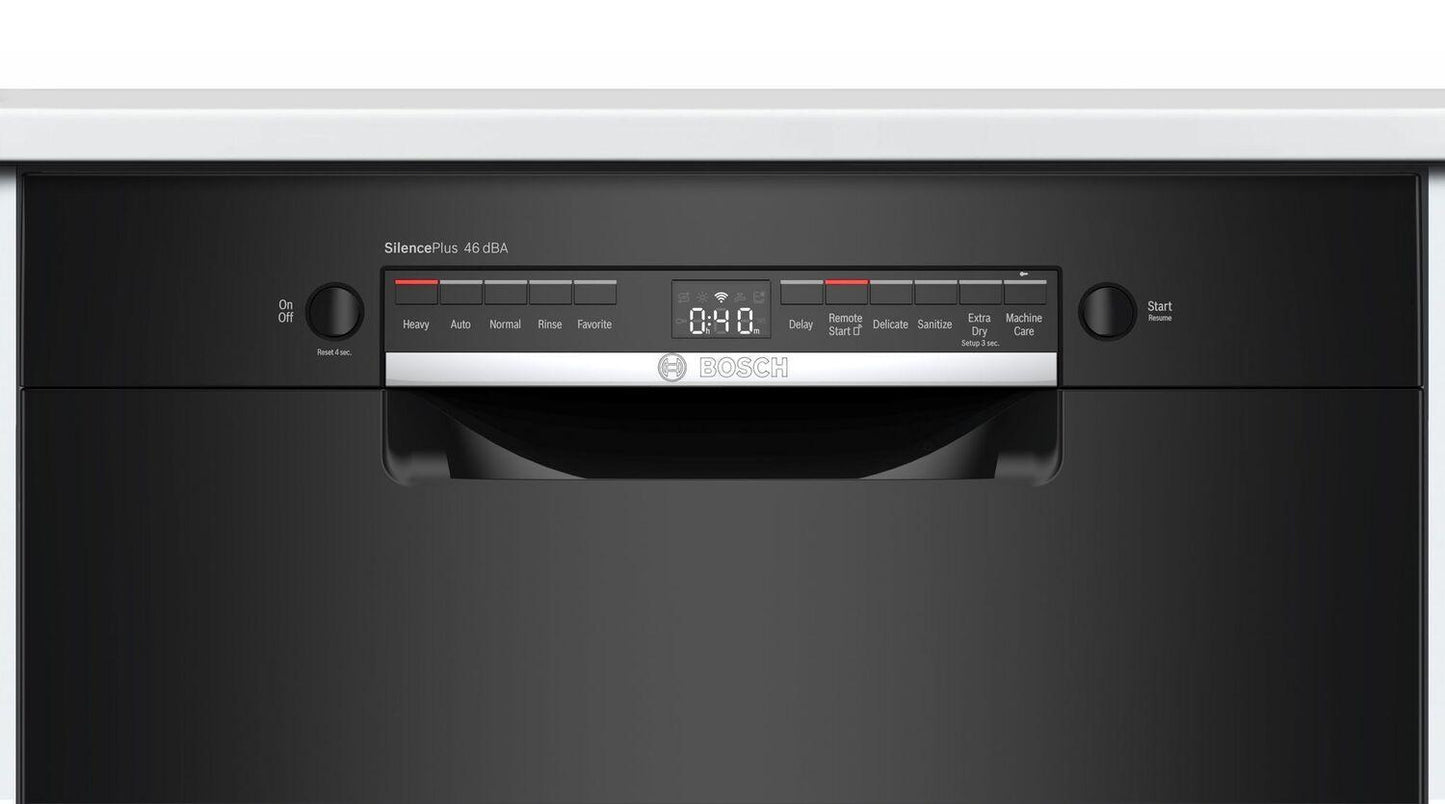 Bosch SGE53C56UC 300 Series Dishwasher 24" Black Sge53C56Uc