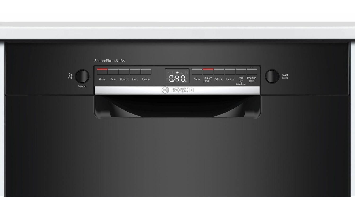 Bosch SGE53C56UC 300 Series Dishwasher 24" Black Sge53C56Uc