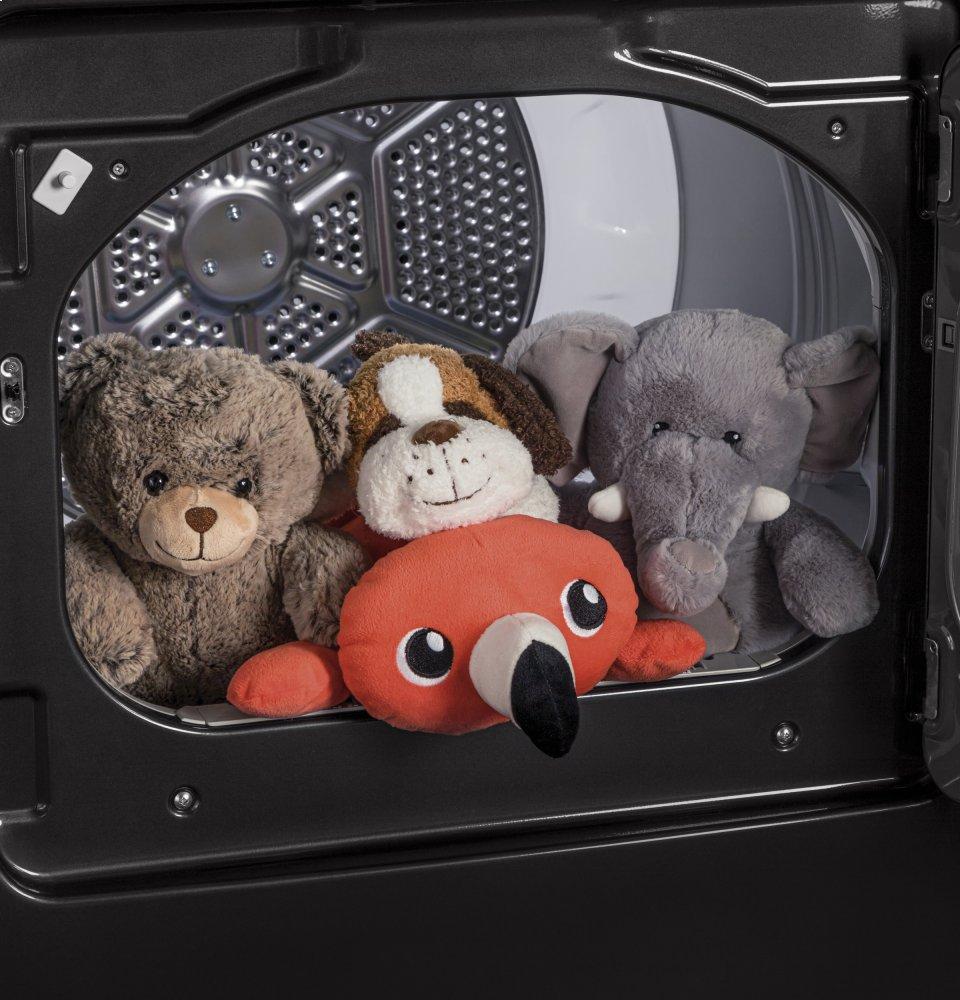 Ge Appliances GTD84GCPNDG Ge® 7.4 Cu. Ft. Capacity Smart Aluminized Alloy Drum Gas Dryer With Sanitize Cycle And Sensor Dry