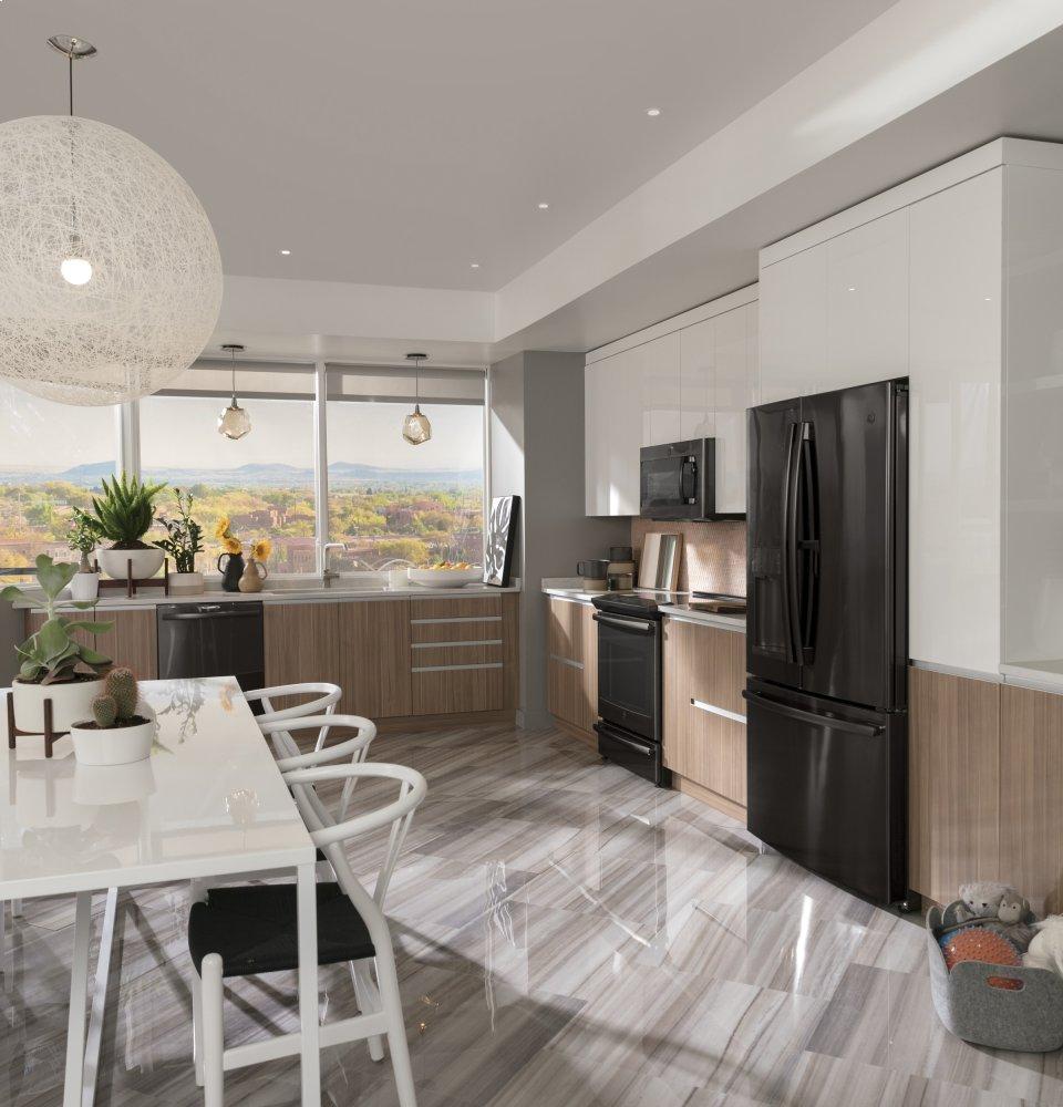 Ge Appliances PVM9179BLTS Ge Profile™ 1.7 Cu. Ft. Convection Over-The-Range Microwave Oven