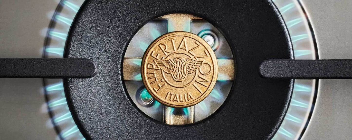 Bertazzoni MAS366BCFGMXT 36 Inch All Gas Range, 6 Brass Burners And Cast Iron Griddle Stainless Steel