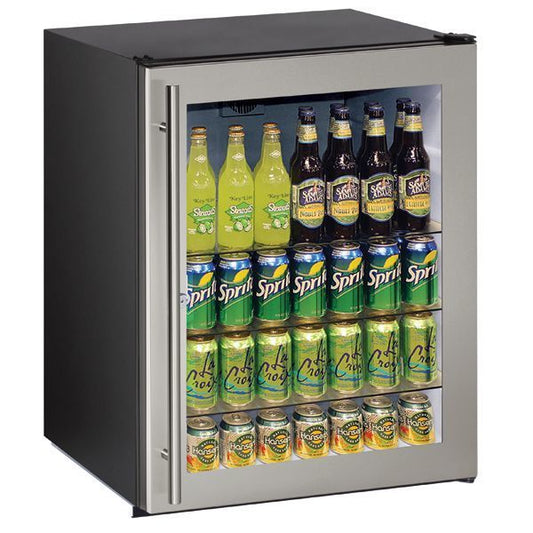 U-Line UADA24RGLS13B 24" Refrigerator With Stainless Frame Finish (115 V/60 Hz Volts /60 Hz Hz)