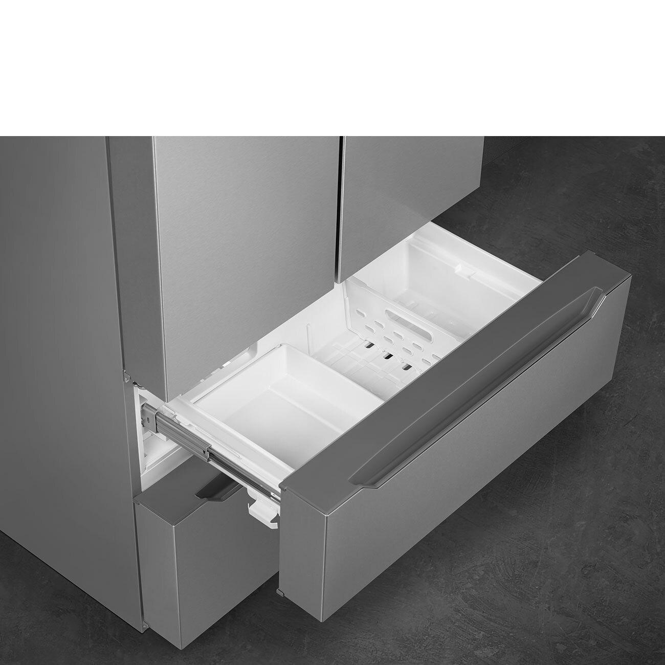 Smeg FQ55UFX Refrigerator Stainless Steel Fq55Ufx