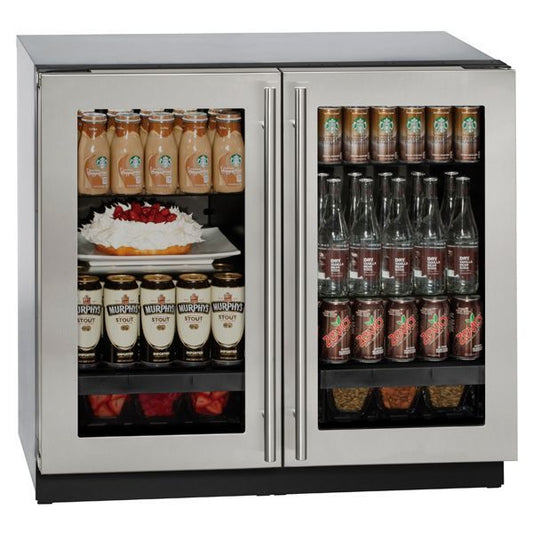 U-Line U3036RRGLS00B 3036Rrgl 36" Refrigerator With Stainless Frame Finish (115 V/60 Hz Volts /60 Hz Hz)