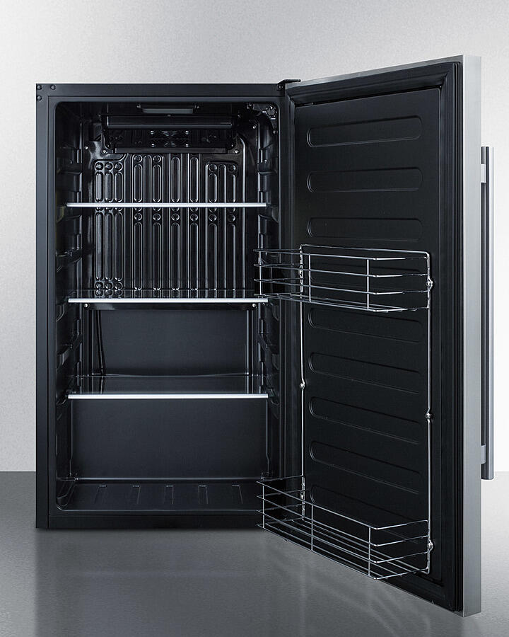 Summit SPR196OSADA Shallow Depth Outdoor Built-In All-Refrigerator, Ada Compliant
