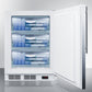 Summit VT65M7SSHVADA Ada Compliant Medical All-Freezer Capable Of -25 C Operation, With Wrapped Stainless Steel Door And Thin Handle
