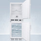 Summit FF6LVT65MLSTACKPRO Ff6Lpro Auto Defrost All-Refrigerator With Digital Controls Stacked With -25 C Manual Defrost Vt65Mlpro All-Freezer, Both With Factory-Installed Probe Holes