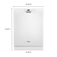 Whirlpool WDF590SAJW Stainless Steel Dishwasher With Third Level Rack