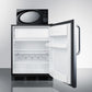 Summit MRF663BSSTB Microwave/Refrigerator-Freezer Combination
