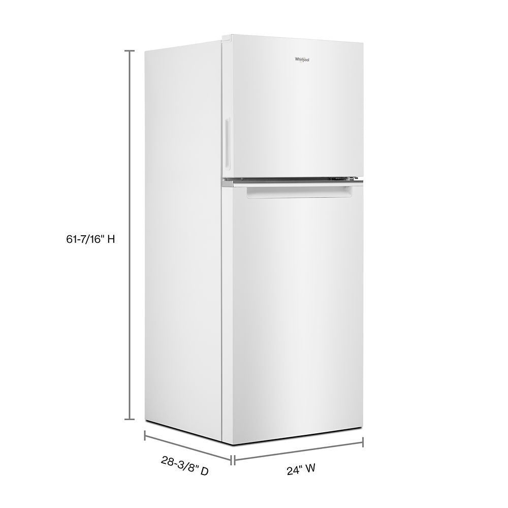 Whirlpool WRT312CZJW 24-Inch Wide Top-Freezer Refrigerator - 11.6 Cu. Ft.