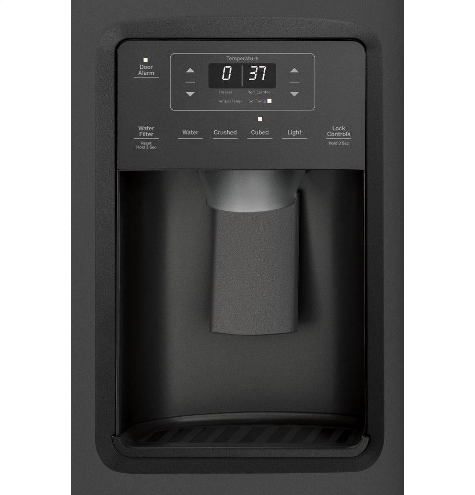 Ge Appliances GZS22IENDS Ge® 21.8 Cu. Ft. Counter-Depth Side-By-Side Refrigerator