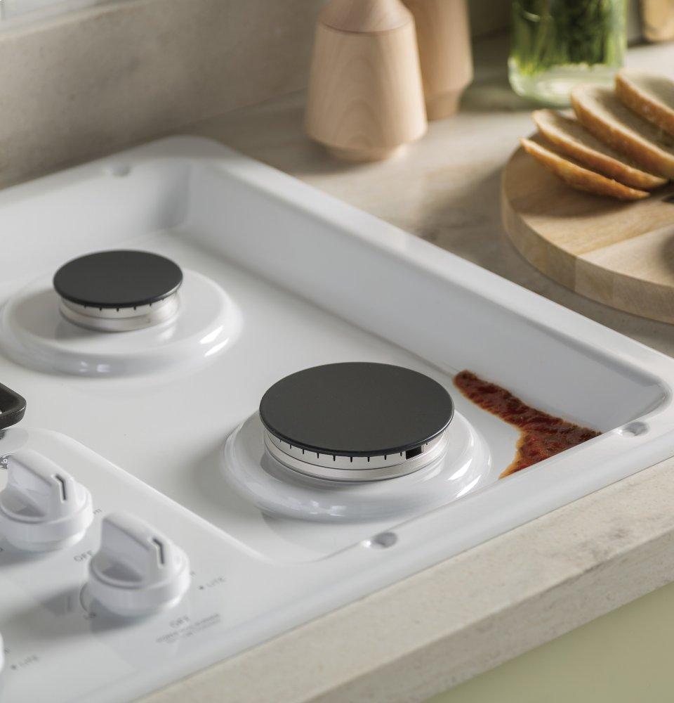 Ge Appliances JGP3036DLWW Ge® 36" Built-In Gas Cooktop With Dishwasher-Safe Grates