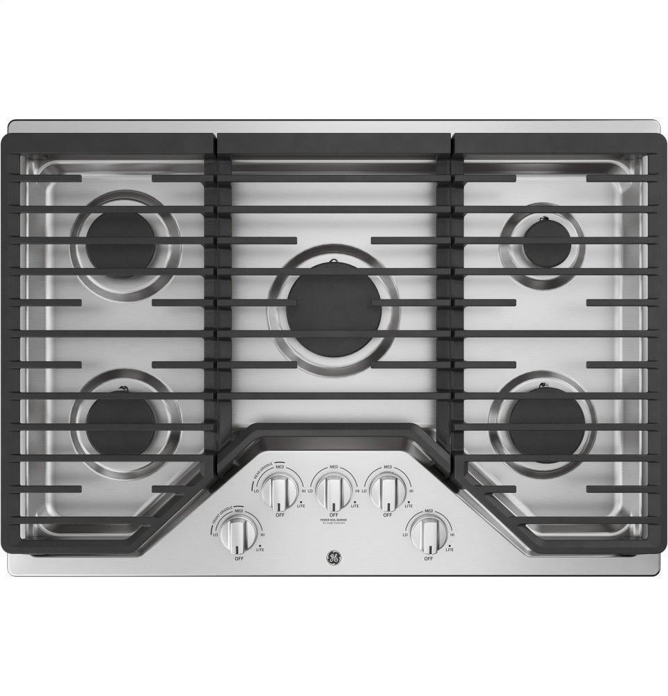 Ge Appliances JGP5030SLSS Ge® 30" Built-In Gas Cooktop With 5 Burners And Dishwasher Safe Grates