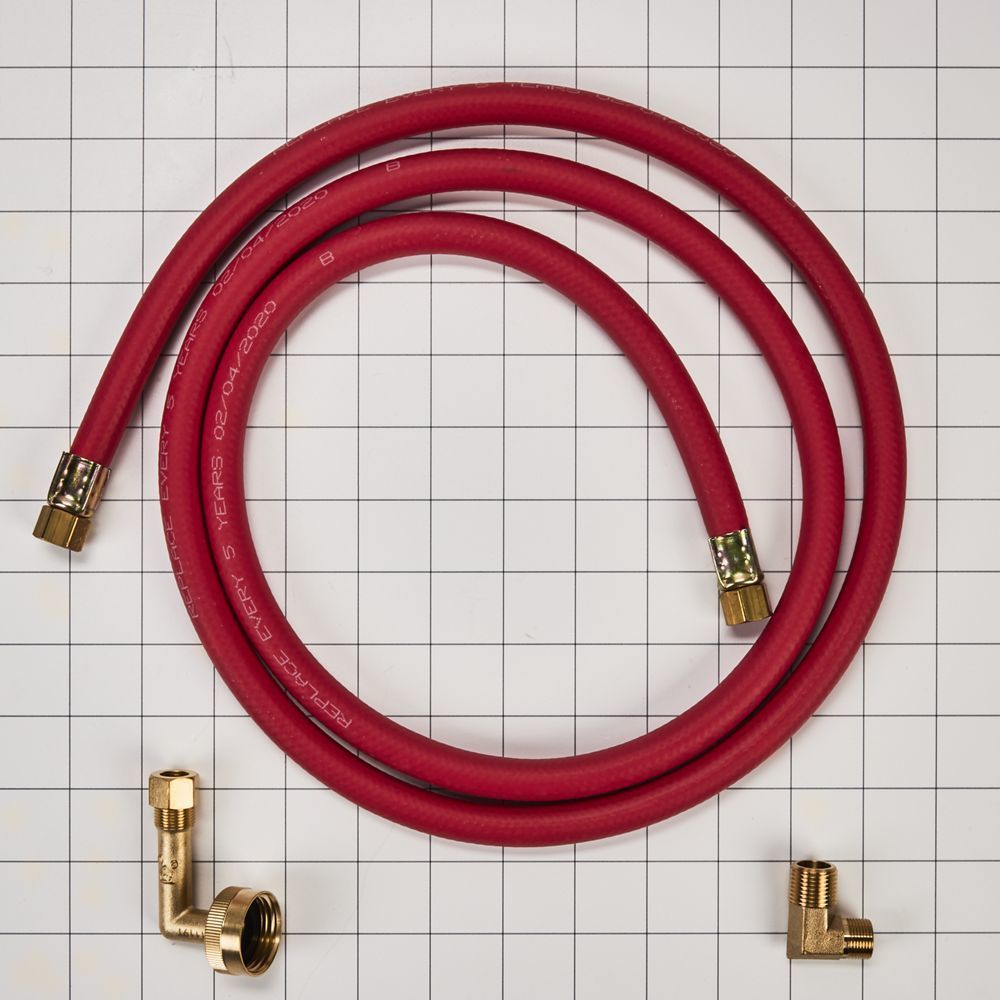 Whirlpool W10278627RC Dishwasher Water Line Installation Kit