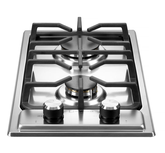 Verona VDGCT212FSS Verona 12" Designer Gas Cooktop - Brass Burners - Ss