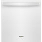 Whirlpool WDF550SAHW Quiet Dishwasher With Stainless Steel Tub
