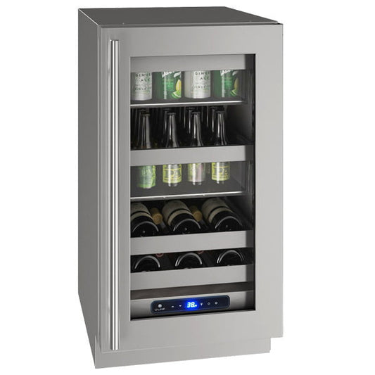 U-Line UHBV518SG41A Hbv518 18" Beverage Center With Stainless Frame Finish And Right-Hand Hinge Door Swing (115 V/60 Hz Volts /60 Hz Hz)