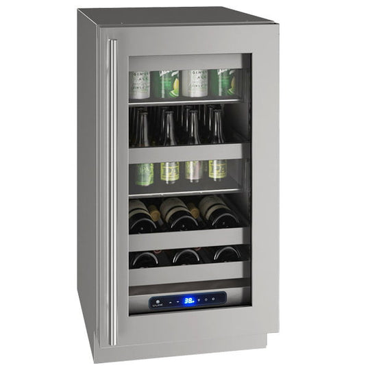 U-Line UHBV518SG51A Hbv518 18" Beverage Center With Stainless Frame Finish And Left-Hand Hinge Door Swing (115 V/60 Hz Volts /60 Hz Hz)