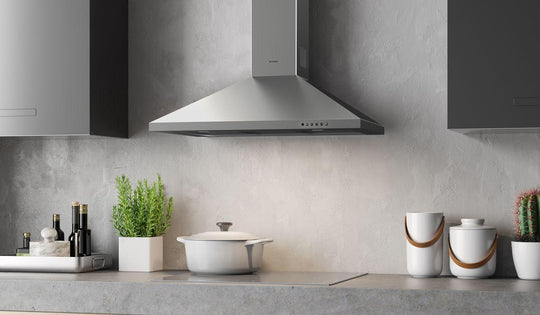 Faber CLPL36SSV2 36" Pyramid Shape Wall Hood With Variable Air Management