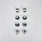 Amana W10231704 Cooktop Burner Control Knob Kit, Stainless Steel