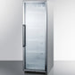 Summit SCR1400WCSS Commercial Beverage Merchandiser With 12.6 Cu.Ft. Capacity, Digital Thermostat, Self-Closing Door, And Stainless Steel Cabinet; Replaces Scr1400Css