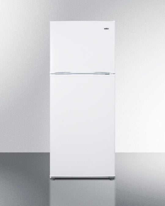 Summit FF1386WIM 24" Wide 11.5 Cu.Ft. Frost-Free Refrigerator-Freezer In White Finish With Factory Installed Icemaker