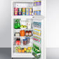 Summit FF1118W Energy Star Qualified Ada Compliant Refrigerator-Freezer In White With Frost-Free Operation