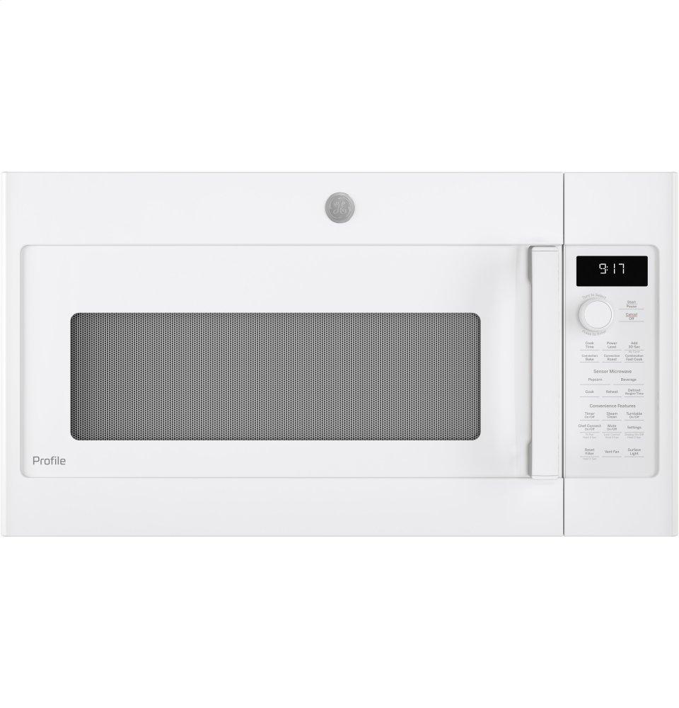 Ge Appliances PVM9179DRWW Ge Profile™ 1.7 Cu. Ft. Convection Over-The-Range Microwave Oven