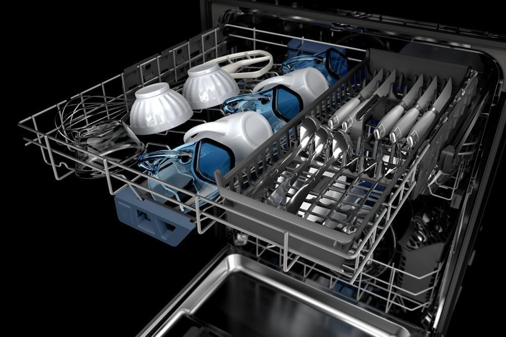 Maytag MDB8959SKB Top Control Dishwasher With Third Level Rack And Dual Power Filtration