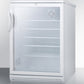 Summit SCR600GLADA Commercially Listed Ada Compliant 5.5 Cu.Ft. Freestanding Beverage Center In A 24
