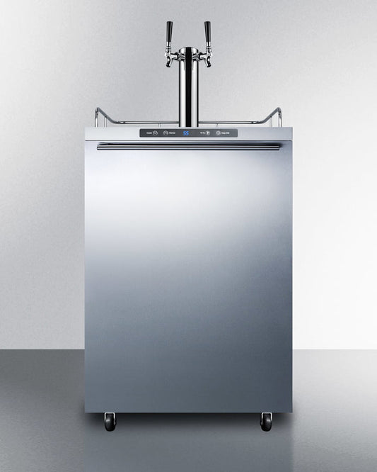Summit SBC635MOS7HHTWIN 24" Wide Outdoor Kegerator
