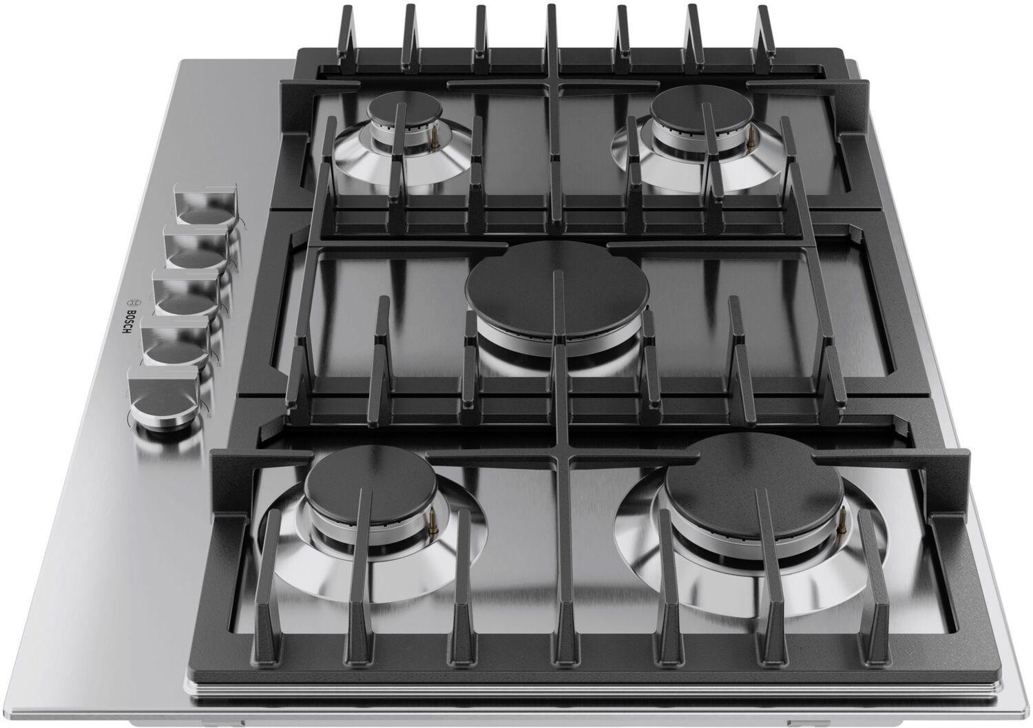 Bosch NGM3050UC 300 Series Gas Cooktop Stainless Steel