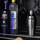 Summit SHELFKITSCR24 Stainless Steel Shelf Lets You Hang Martini Glasses & Other Stemware Inside The Scr2466