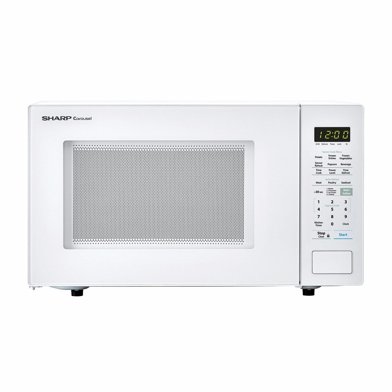 Sharp SMC1441CW 1.4 Cu. Ft. 1000W Sharp White Countertop Microwave Oven