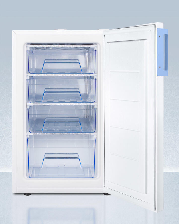Summit FS407LBI7MED2 Built-In Undercounter Medical/Scientific All-Freezer With Front Control Panel Equipped With A Digital Thermostat And Nist Calibrated Thermometer/Alarm