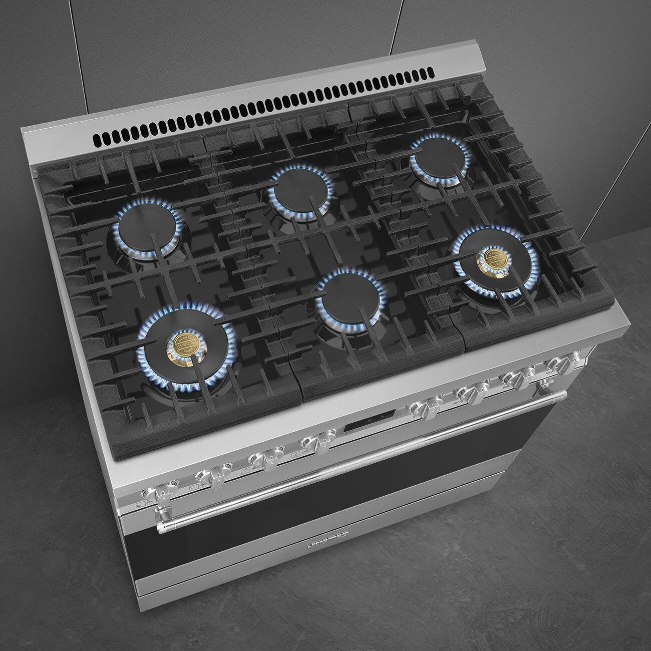 Smeg SPR36UGGX Range Stainless Steel Spr36Uggx