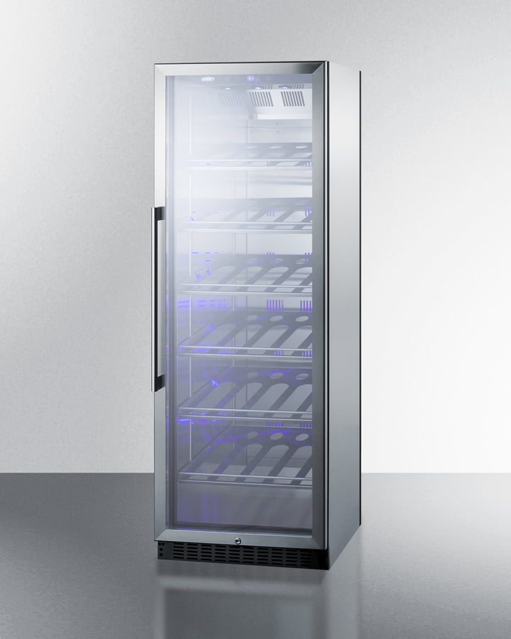 Summit SCR1401CHCSS 24" Wide Single Zone Commercial Wine Cellar