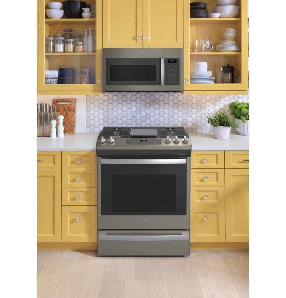 Ge Appliances JGS760EPES Ge® 30" Slide-In Front-Control Convection Gas Range With No Preheat Air Fry