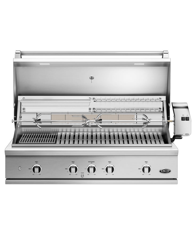 Dcs BE148RCL 48" Grill, Rotisserie And Charcoal, Lp Gas