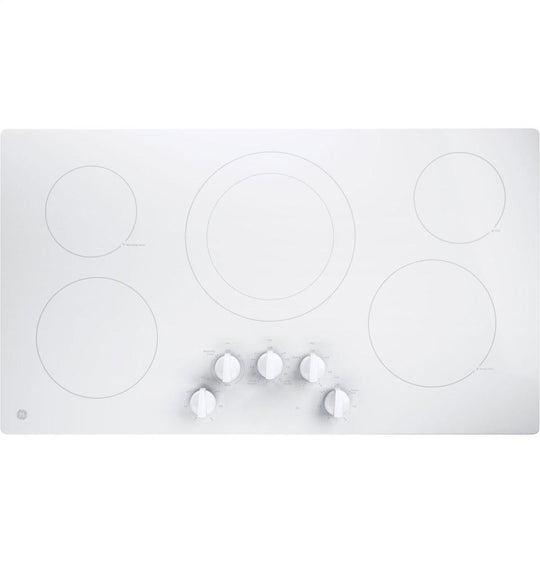 Ge Appliances JP3036TLWW Ge® 36" Built-In Knob Control Electric Cooktop