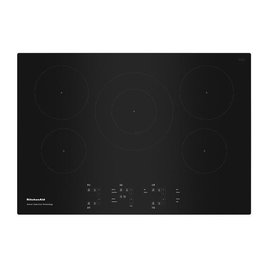 Kitchenaid KCIG550JBL 30-Inch 5-Element Sensor Induction Cooktop