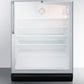 Summit SCR600BGLCSS Commercially Listed 5.5 Cu.Ft. Built-In Undercounter Beverage Center In A 24