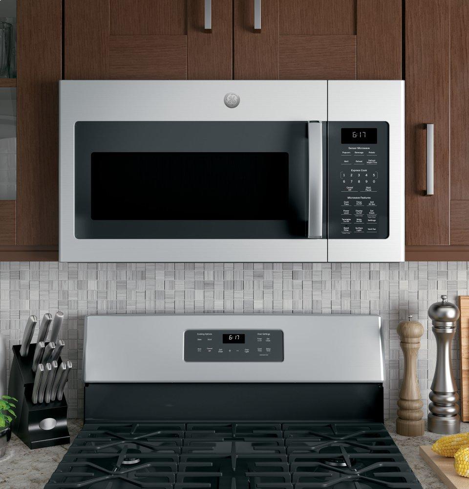Ge Appliances JVM6175SKSS Ge® 1.7 Cu. Ft. Over-The-Range Sensor Microwave Oven